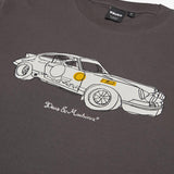 Camiseta Deus Ex Machina Rally Tee Anthracite - ECRU