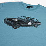 Camiseta Deus Ex Machina Rallyeye Smoke Blue - ECRU