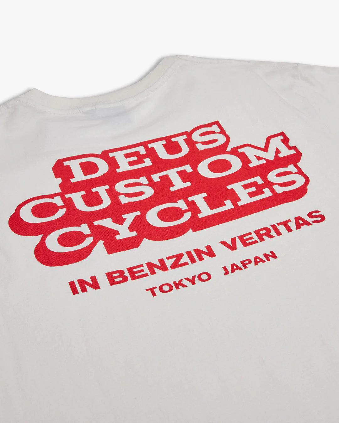 Camiseta Deus Ex Machina Redline Vintage White - ECRU