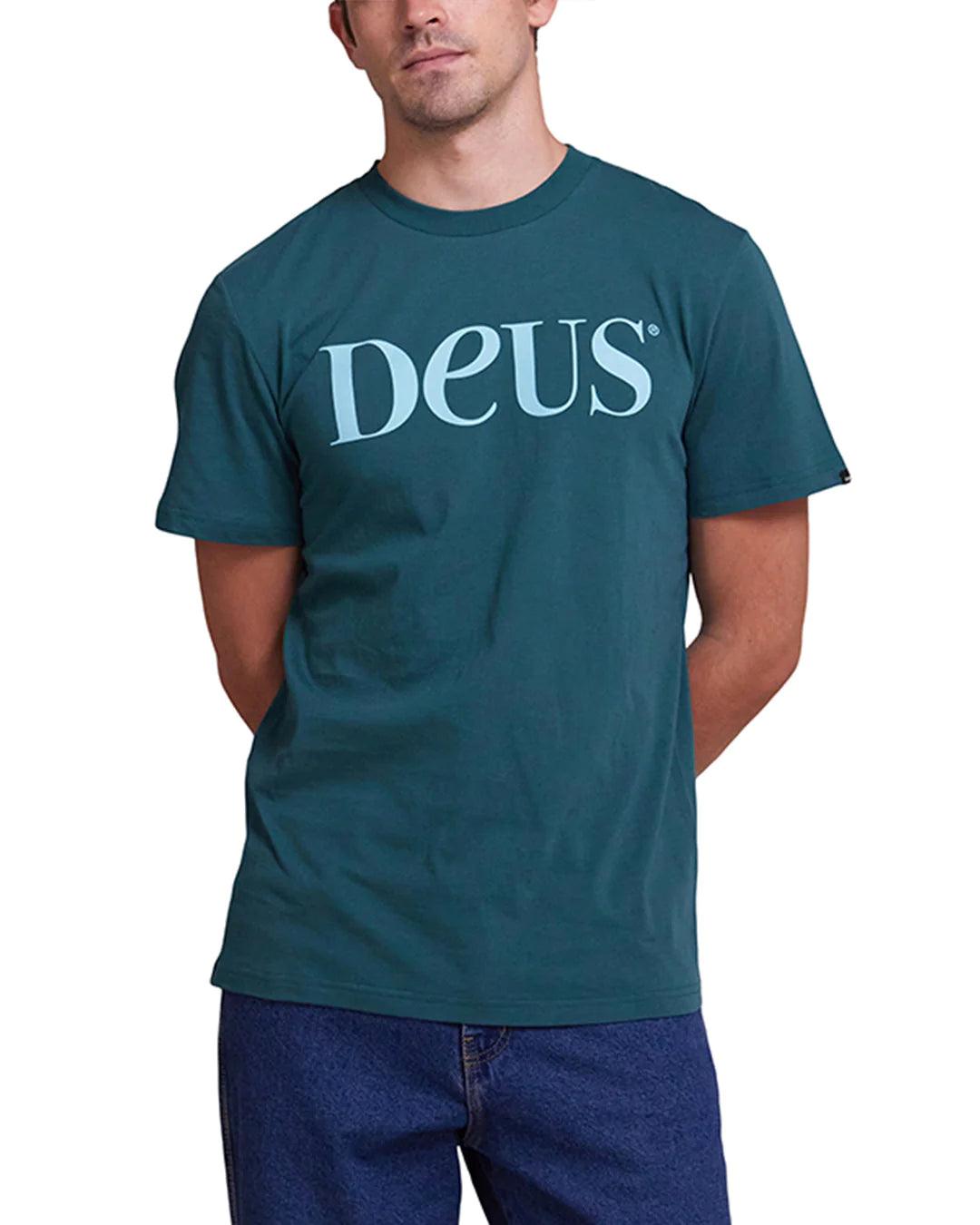 Camiseta Deus Ex Machina Rico Tee Jasper Green - ECRU