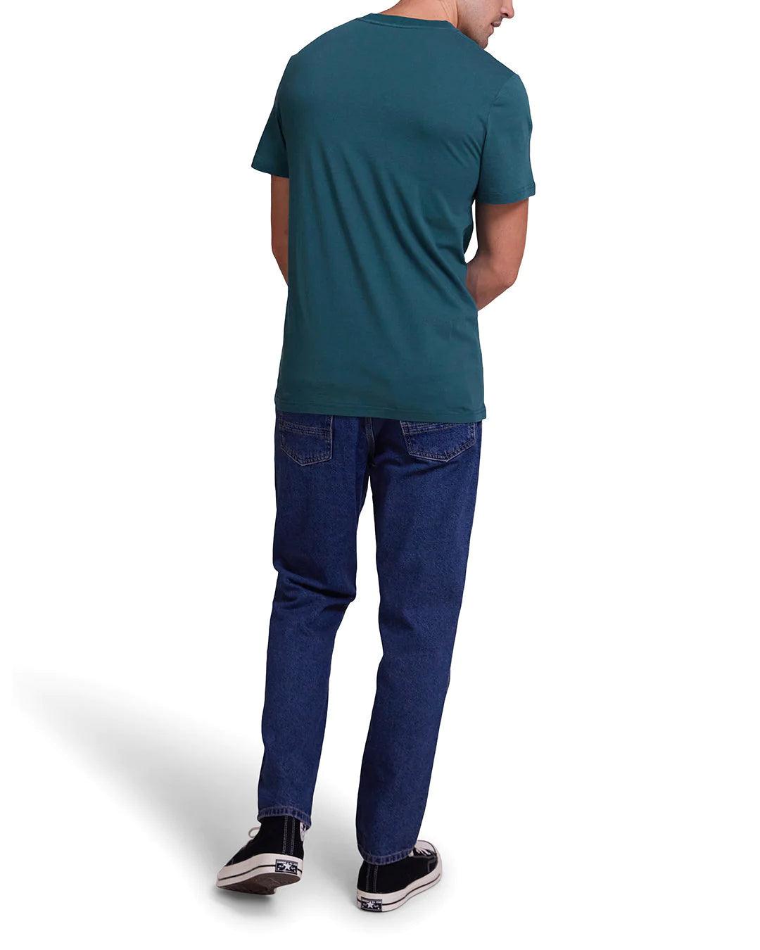 Camiseta Deus Ex Machina Rico Tee Jasper Green - ECRU