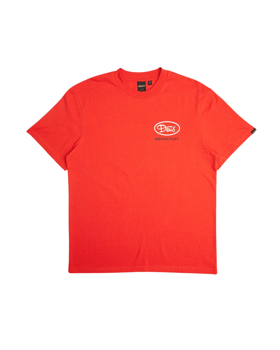 Camiseta Deus Ex Machina Shimmy Mandarin Red - ECRU