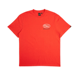 Camiseta Deus Ex Machina Shimmy Mandarin Red - ECRU