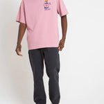 Camiseta Deus Ex Machina Trust Zephyr Pink - ECRU