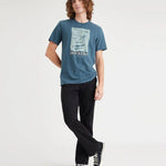 Camiseta Dockers® City By The Bay Indian Teal Blue - ECRU