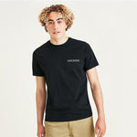 Camiseta Dockers Stencil Logo Beautiful Black - ECRU