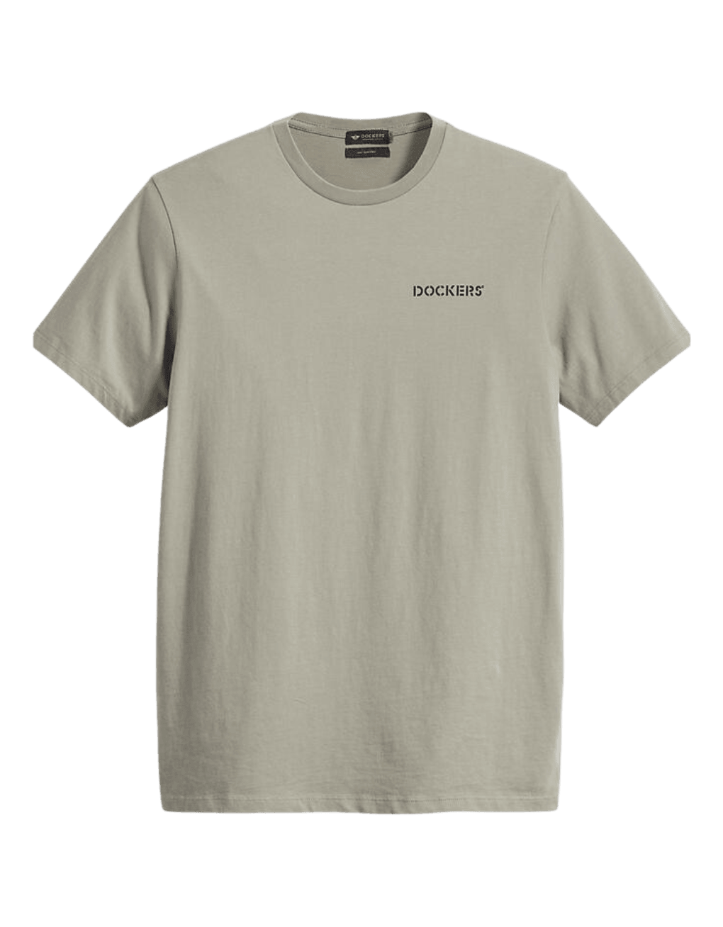 Camiseta Dockers Stencil Logo Forest Fog - ECRU