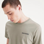 Camiseta Dockers Stencil Logo Forest Fog - ECRU