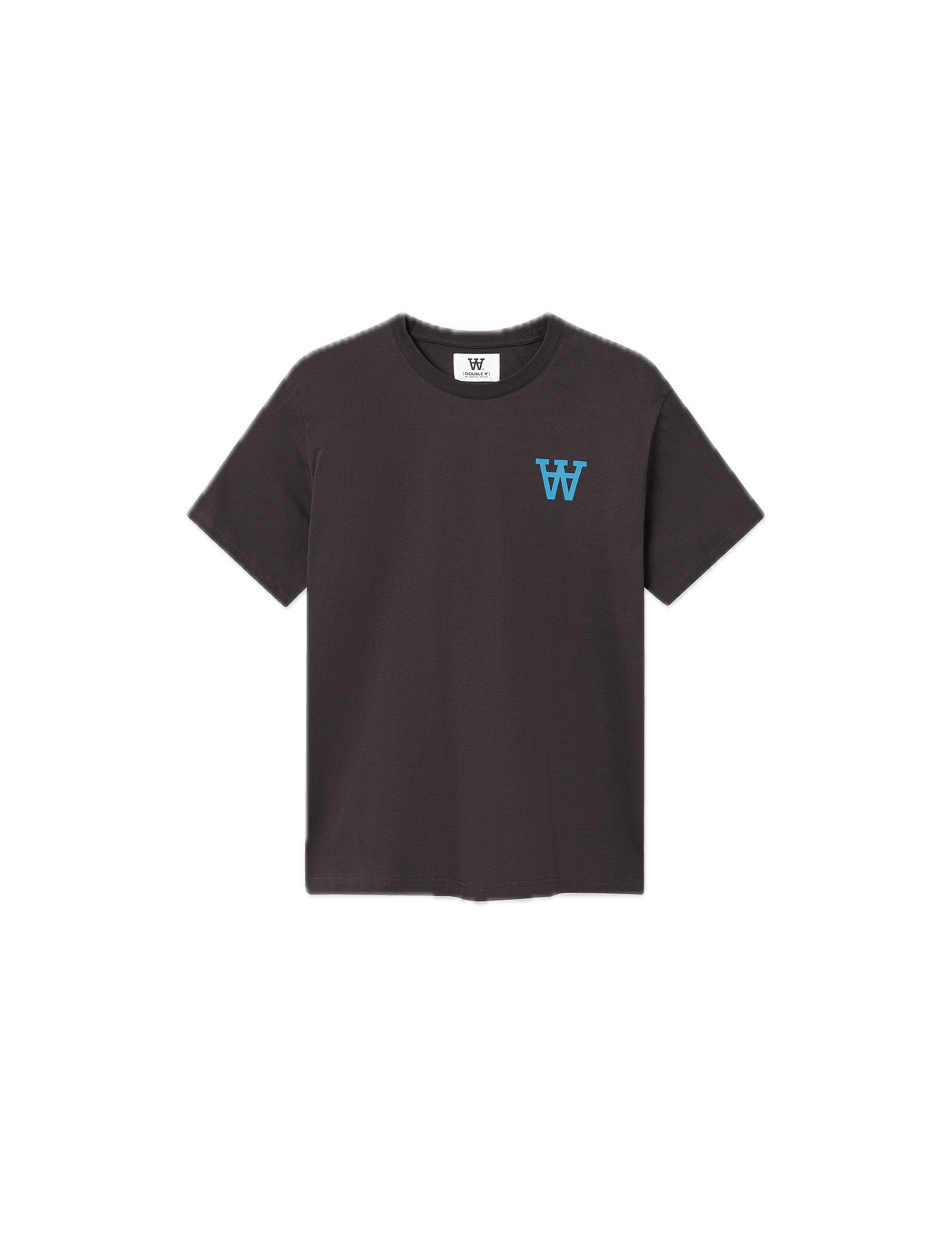 Camiseta Double A by Wood Wood Ace Black Coffee - ECRU