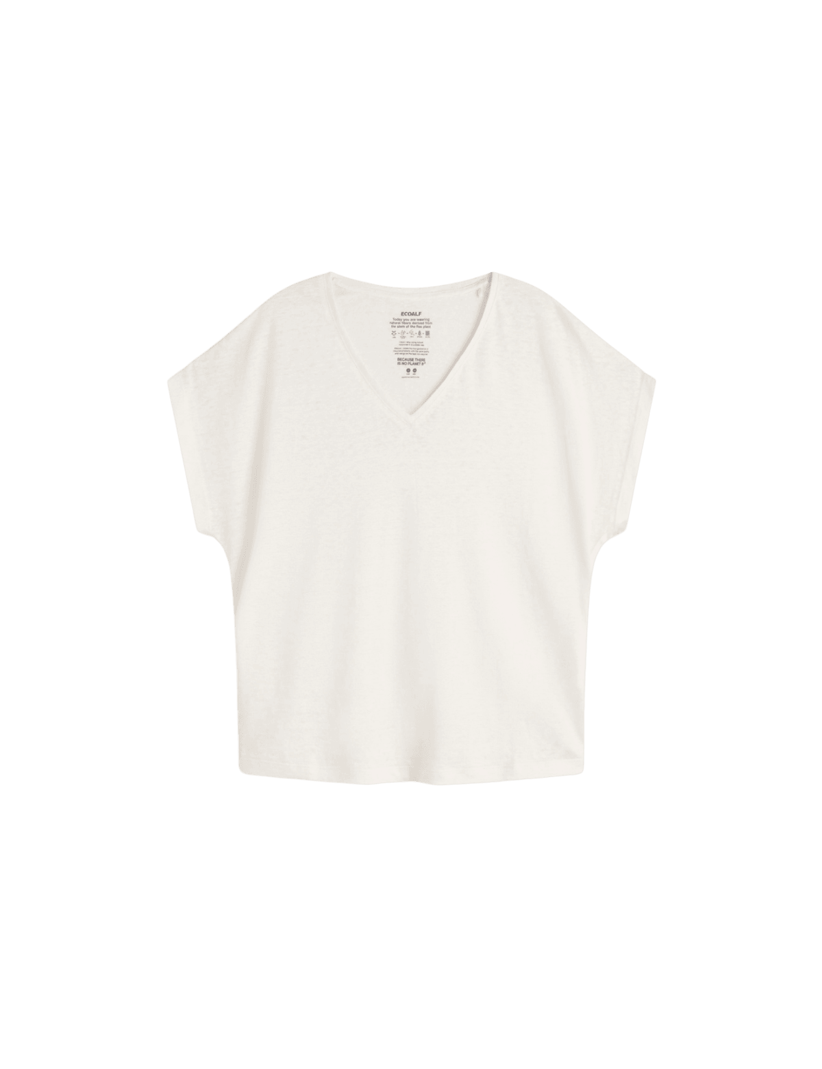 Camiseta ECOALF de Lino Arenda Off White - ECRU