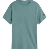 Camiseta ECOALF Vent Verde Agua - ECRU