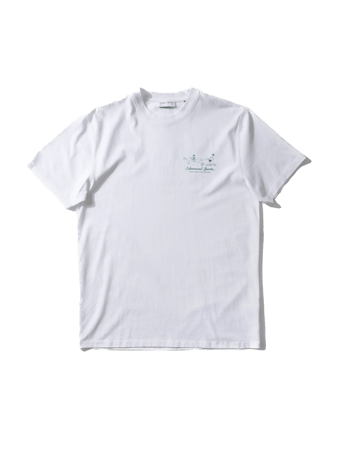 Camiseta Edmmond Studios Calypso II Plain White - ECRU