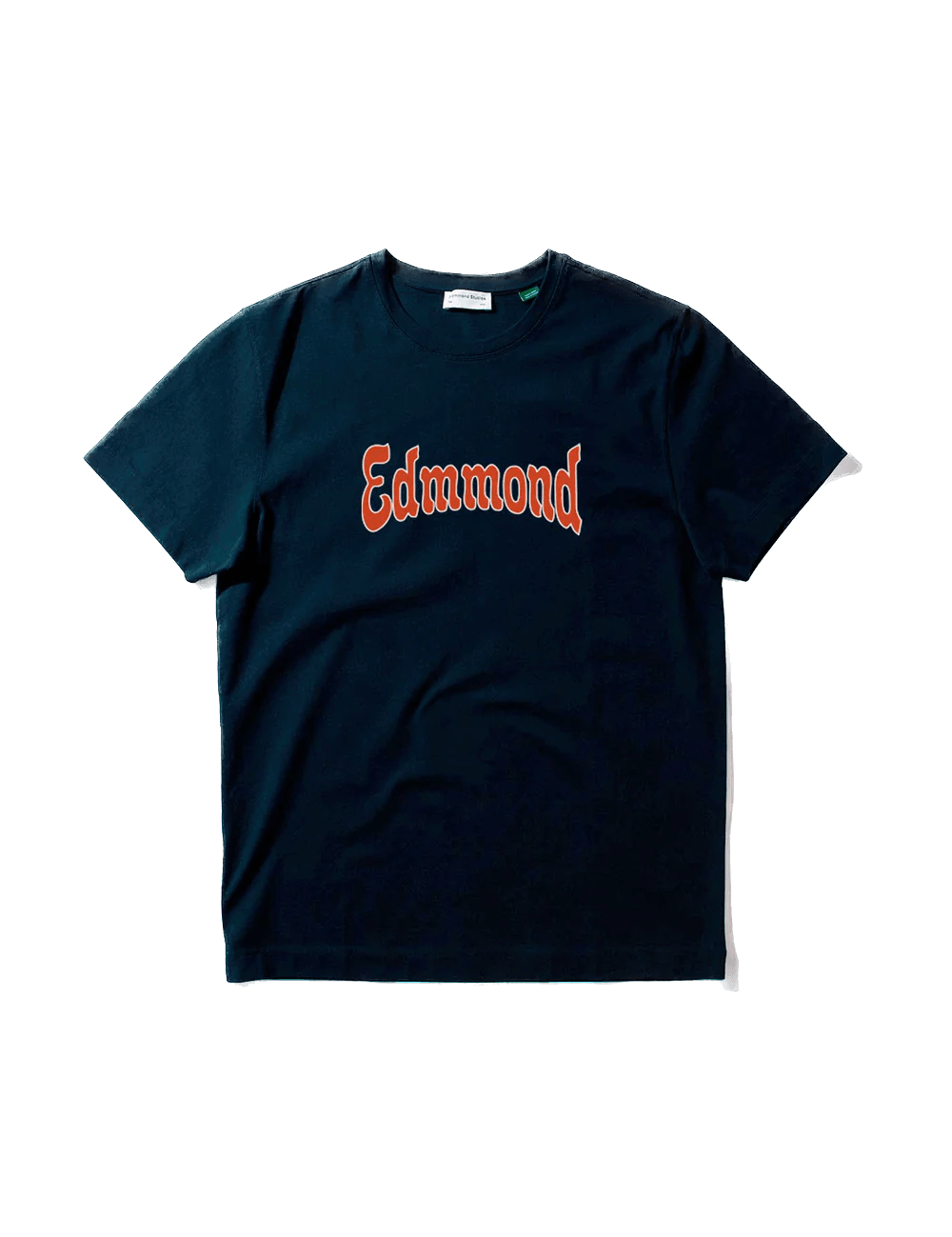 Camiseta Edmmond Studios Curly Plain Navy - ECRU