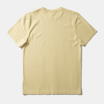 Camiseta Edmmond Studios Curly Shield Plain Yellow - ECRU