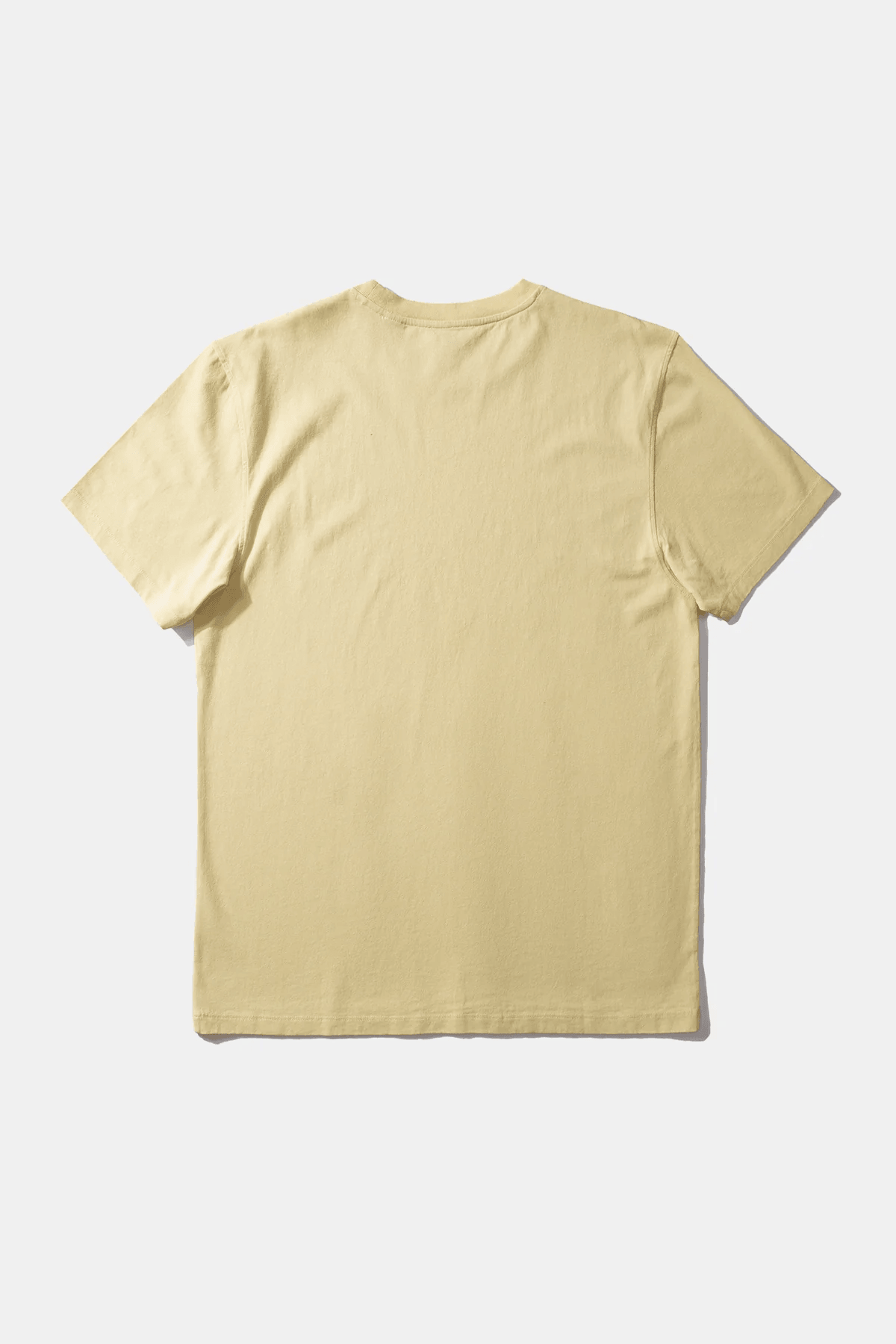 Camiseta Edmmond Studios Curly Shield Plain Yellow - ECRU