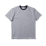 Camiseta Edmmond Studios Duck Patch Horizontal Stripes - ECRU