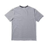 Camiseta Edmmond Studios Duck Patch Horizontal Stripes - ECRU