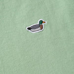 Camiseta Edmmond Studios Duck Patch Plain Mint - ECRU