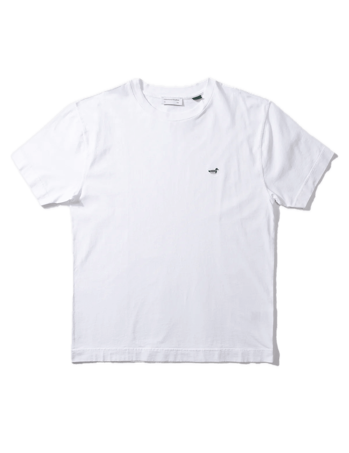 Camiseta Edmmond Studios Duck Patch Plain White - ECRU