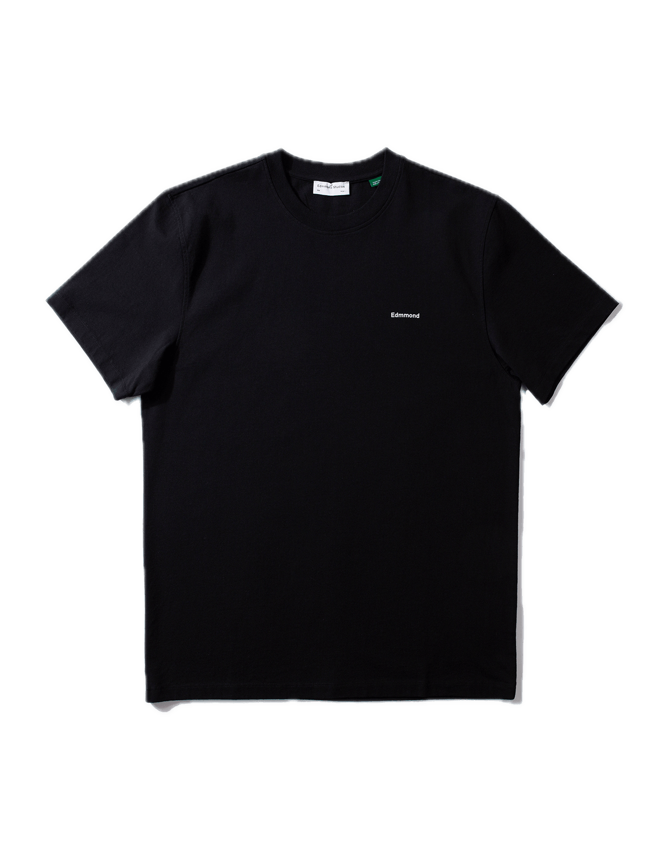 Camiseta Edmmond Studios Mini Logo Plain Black - ECRU