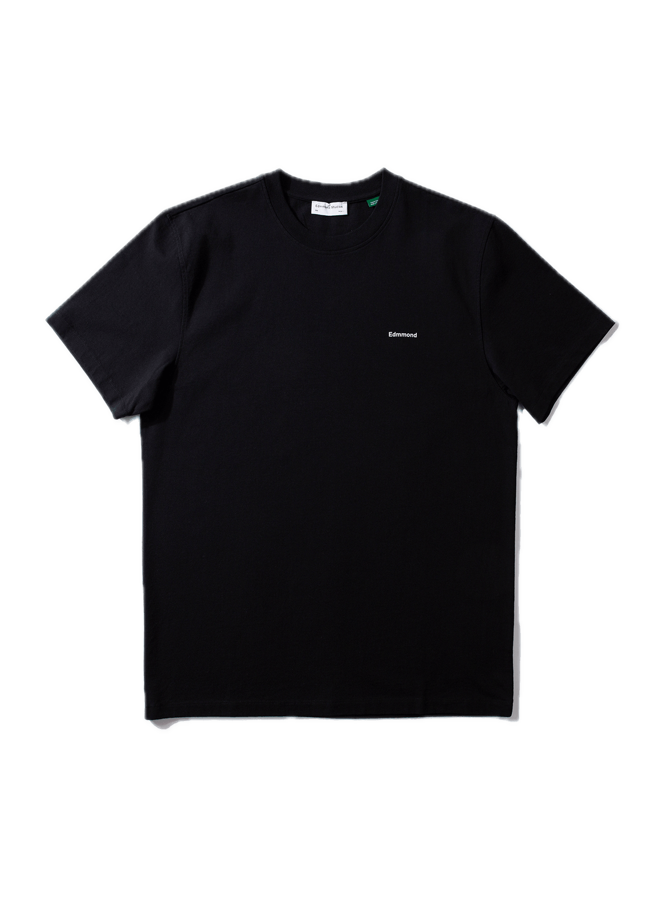 Camiseta Edmmond Studios Mini Logo Plain Black - ECRU