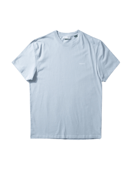 Camiseta Edmmond Studios Mini Logo Plain Light Blue - ECRU