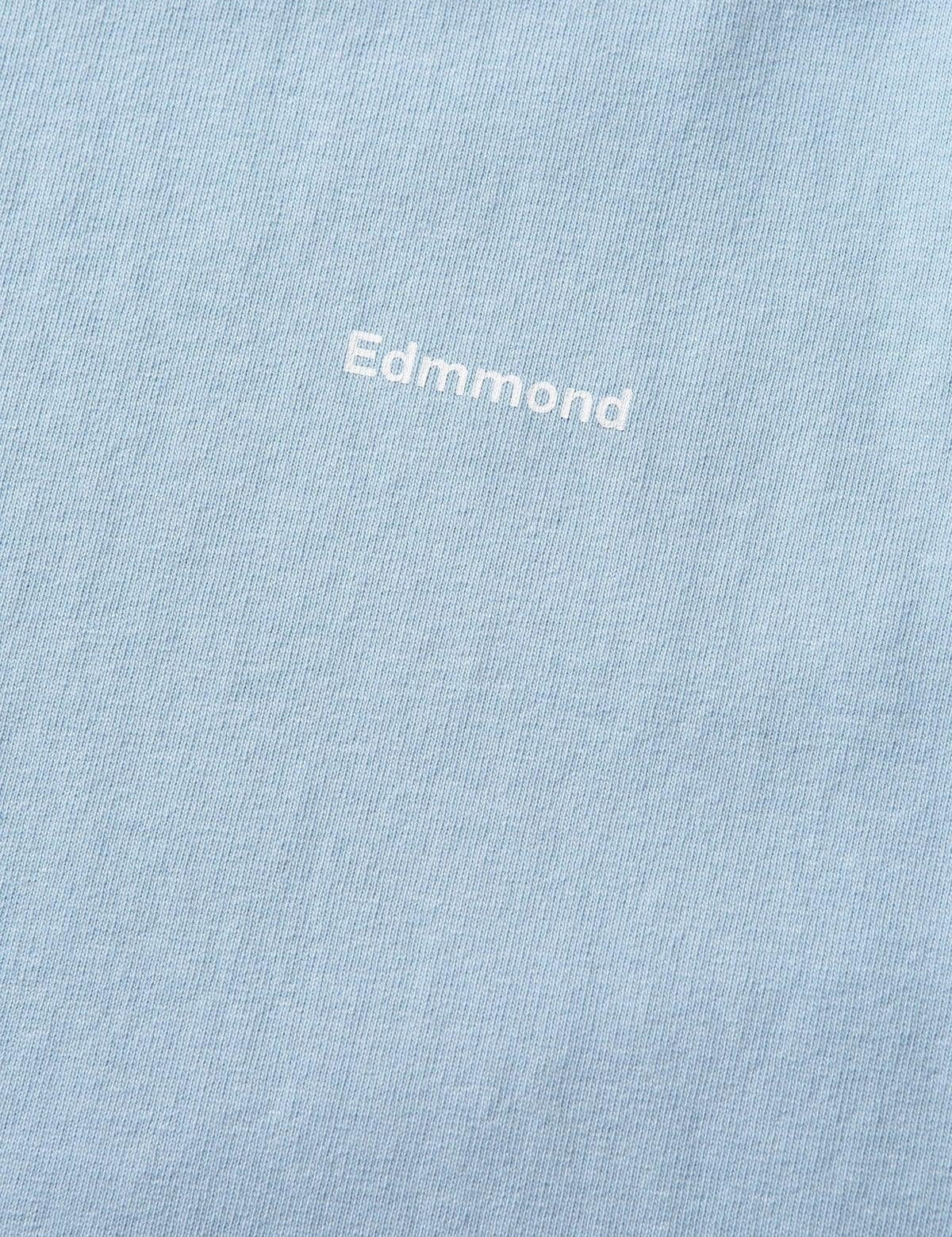 Camiseta Edmmond Studios Mini Logo Plain Light Blue - ECRU