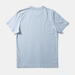 Camiseta Edmmond Studios Mini Logo Plain Light Blue - ECRU