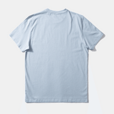 Camiseta Edmmond Studios Mini Logo Plain Light Blue - ECRU