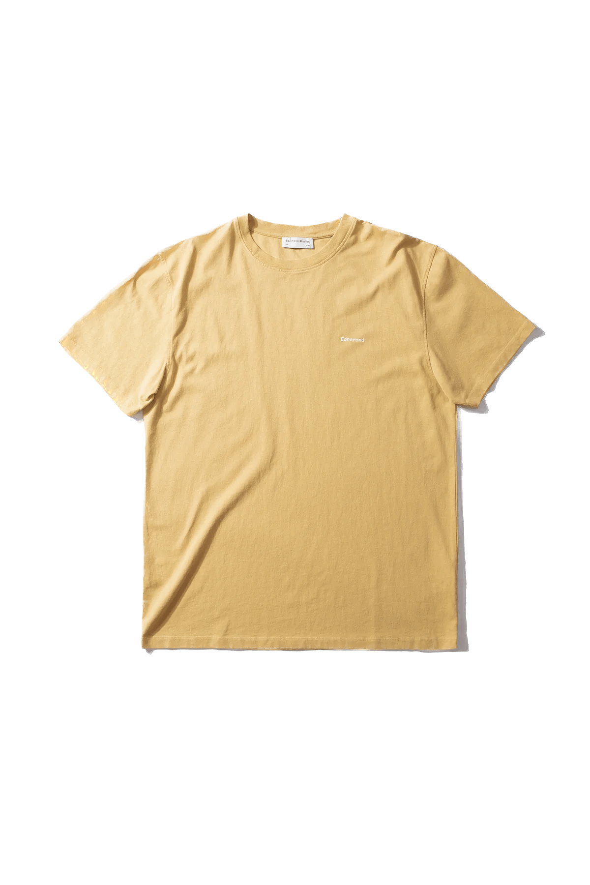 Camiseta Edmmond Studios Mini Logo Plain Light Yellow - ECRU