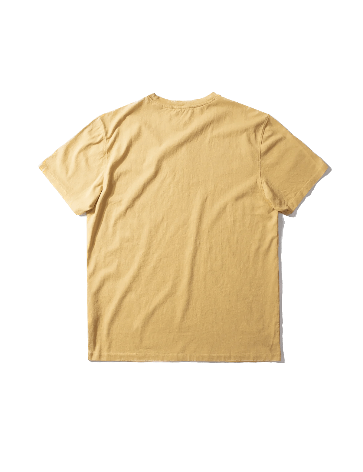 Camiseta Edmmond Studios Mini Logo Plain Light Yellow - ECRU