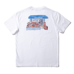 Camiseta Edmmond Studios Mini Market White - ECRU