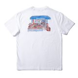 Camiseta Edmmond Studios Mini Market White - ECRU