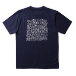 Camiseta Edmmond Studios People Navy - ECRU