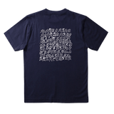 Camiseta Edmmond Studios People Navy - ECRU