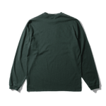 Camiseta Edmmond Studios Puff Manga Larga Plain Dk Green - ECRU