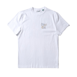 Camiseta Edmmond Studios Screen Logo Print Plain White - ECRU