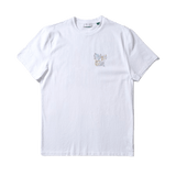 Camiseta Edmmond Studios Screen Logo Print Plain White - ECRU