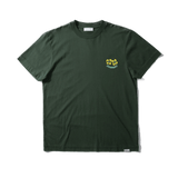 Camiseta Edmmond Studios Shane Plain Dk Green - ECRU