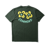 Camiseta Edmmond Studios Shane Plain Dk Green - ECRU