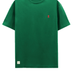 Camiseta El Pulpo Basic Logo Verde - ECRU