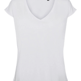 Camiseta Filli Básica de Mujer Vero Moda Cuello Pico Snow White - ECRU