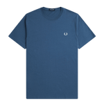 Camiseta Fred Perry M1600 Azul Medianoche - ECRU