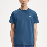 Camiseta Fred Perry M1600 Azul Medianoche - ECRU