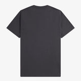 Camiseta Fred Perry M1600 Gris Ancla Caramelo Oscuro - ECRU