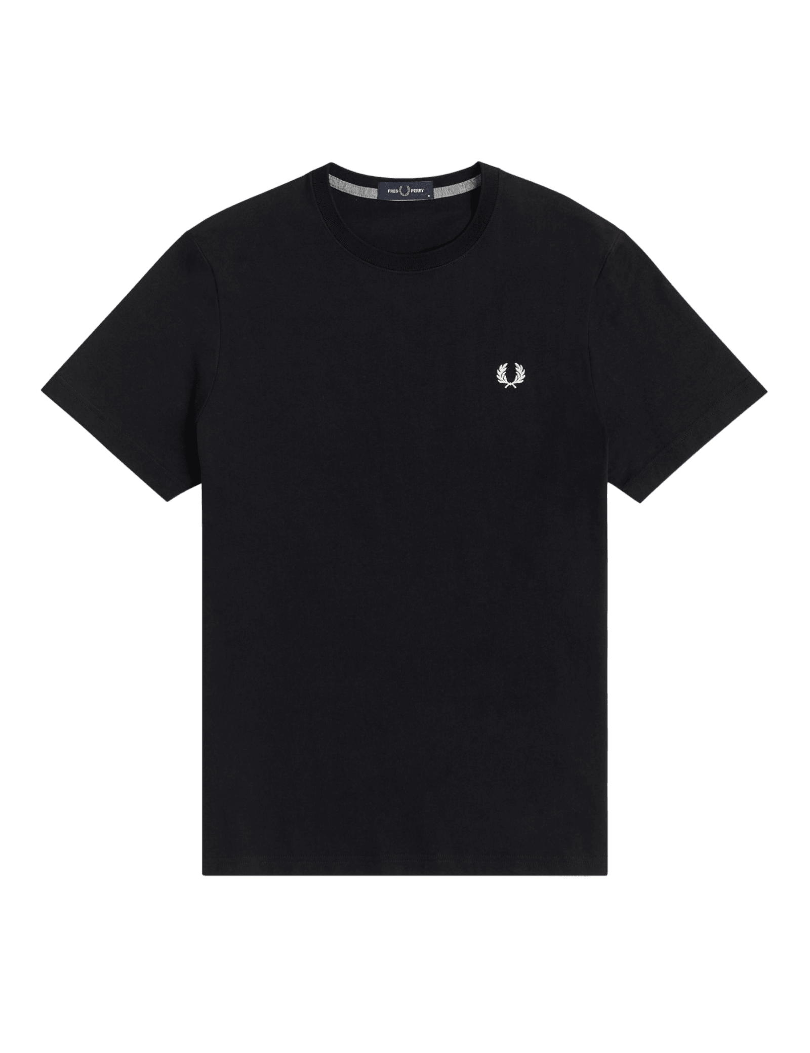 Camiseta Fred Perry M1600 Negra - ECRU