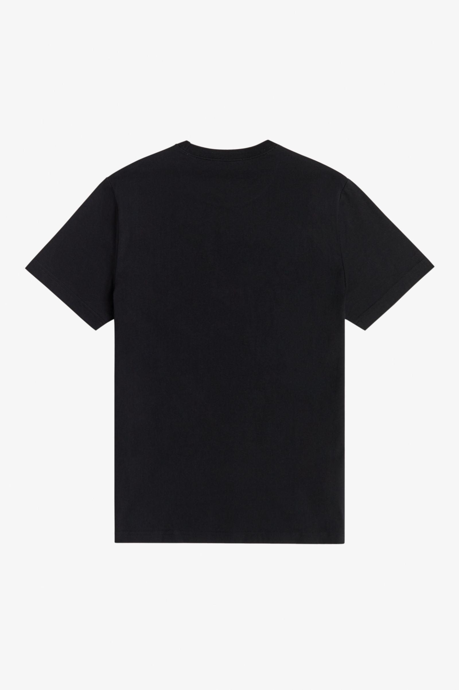 Camiseta Fred Perry M1600 Negra - ECRU