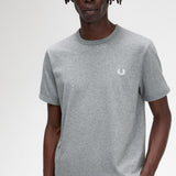 Camiseta Fred Perry Ringer M3519 Gris - ECRU