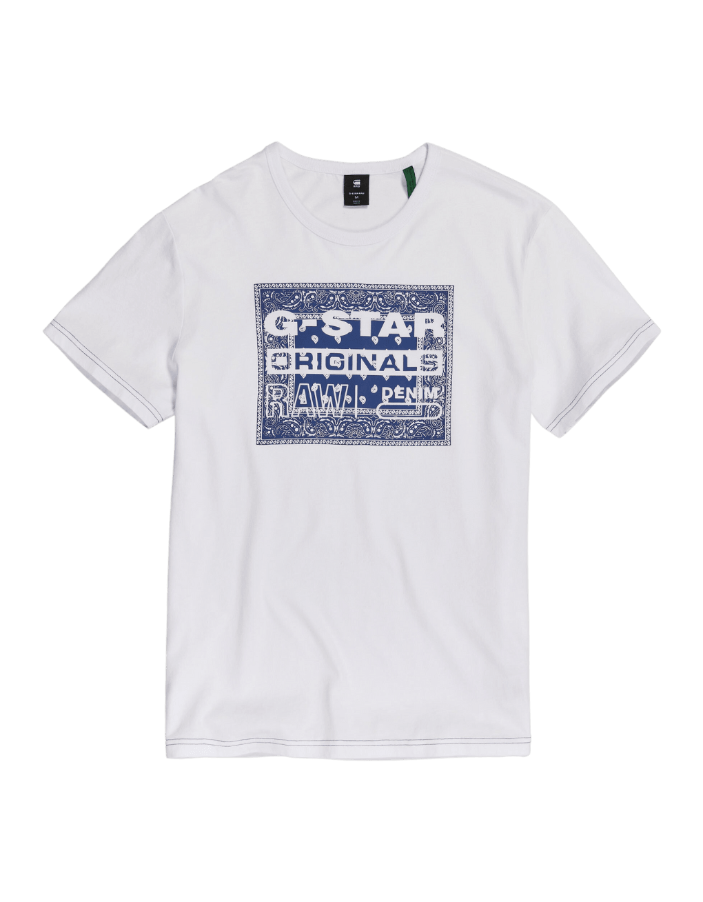 Camiseta G-Star Bandana - ECRU