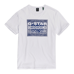 Camiseta G-Star Bandana - ECRU